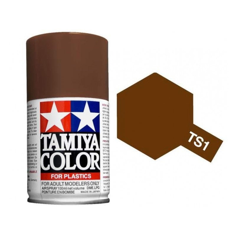 Tamiya TS-1 red brown spray paint
