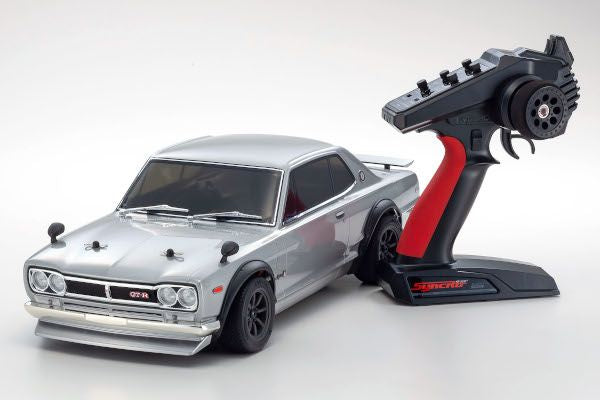 Kyosho 1/10 Scale Radio Controlled Electric Powered 4WD FAZER Mk2 FZ02 Series Readyset NISSAN SKYLINE 2000GT-R(KPGC10) Tuned Ver. Silver 34425T1