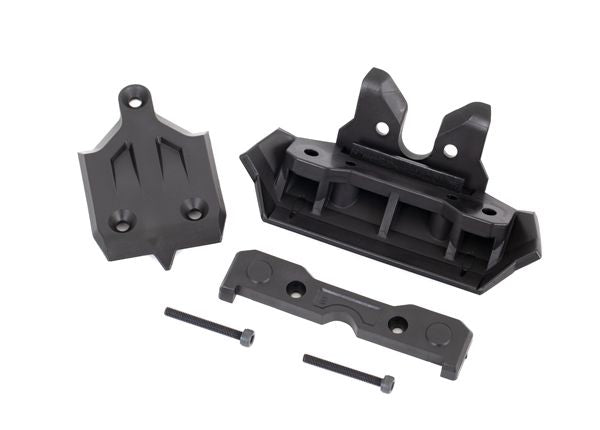 Traxxas Bumper, front/ skidplate, front/ tie bar mount, front/ 3x25 CS (2)