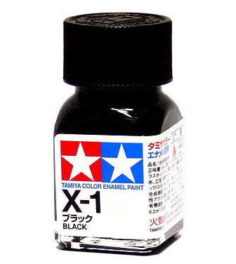 Gloss Black Tamiya Enamel Paint X-1 X1 EX-1 EX1