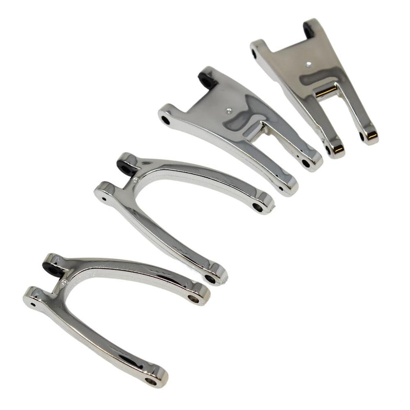Redcat Front Upper and Lower Arms (Chrome) (1set)
