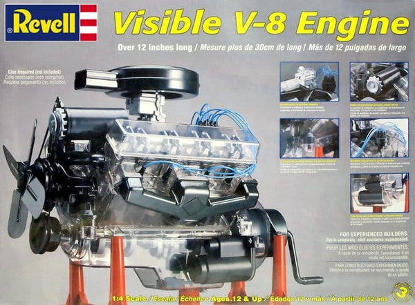 Revell Visible V-8 Engine Scale 1/4 85-8883