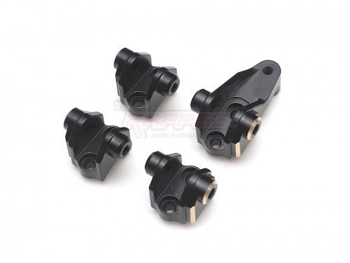 Heavy Duty Brass Front & Rear Links Mount Set Black