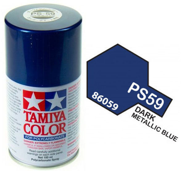 Tamiya PS-59 Dark metallic Blue spray paint