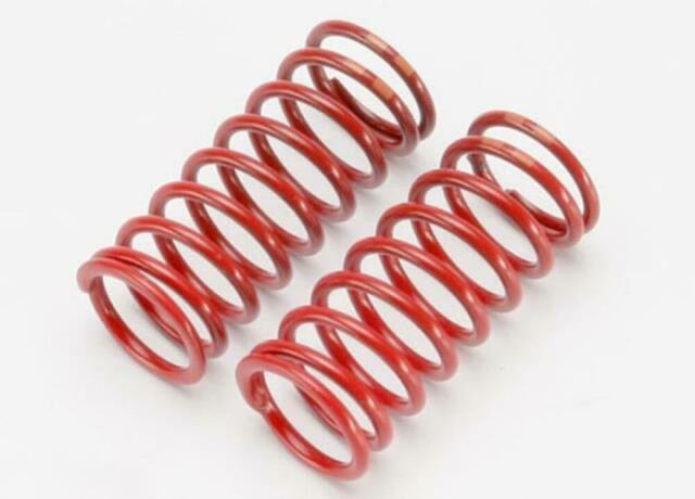 Traxxas Spring, Shock (Red) (Long) (Gtr) (5.4 Rate Double Orange