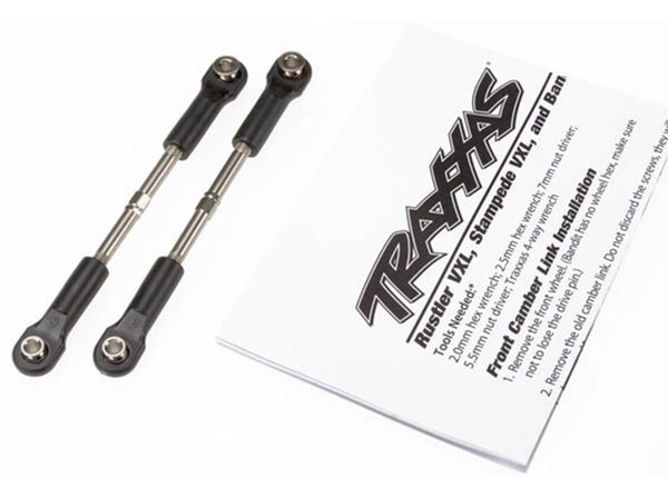 Traxxas Turnbuckles / Toe Links with Rod Ends, 55mm (2) 2445