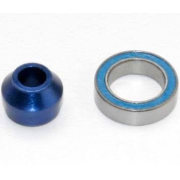 Traxxas Bearing adapter, 6160-T6 aluminum (blue-anodized) (1)