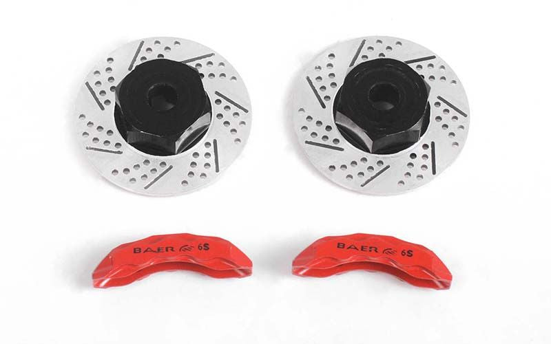 RC4WD Baer Brake Systems Rotor and Caliper Set (1.7"/1.55" Wheels)