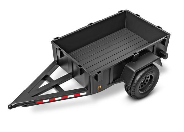 Traxxas Utility Trailer, 1/18, includes hitch, installation hardware, and shock pre-load spacers. 9795