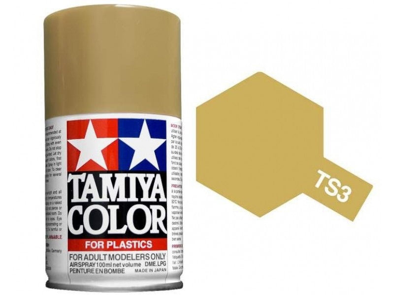 Tamiya TS-3 dark yellow spray paint
