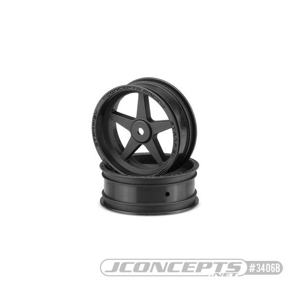 JConcepts Starfish - Slash | Bandit, DR10 Street Eliminator 2.2" 12mm hex front wheel - (black)