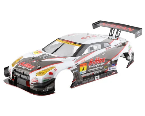 Killerbody B-MAX NDDP GT-R NISMO GT3 Pre-Painted 1/10 Touring Car Body (Grey/White)