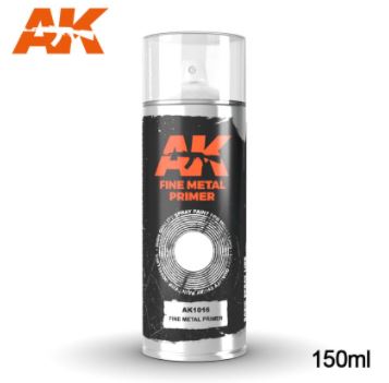 Fine Metal Primer Spray 150ml by AK Interactive AK1016