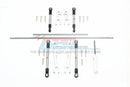 GPM Racing Traxxas Unlimited Desert Racer Stainless Steel Front + Rear Sway Bar & Aluminum Sway Bar Arm & Stainless Steel Linkage - 23Pcs Set Silver