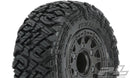 Pro-Line Icon SC 2.2"/3.0" M2 (Medium) All Terrain Tires Mounted on Raid Black 6x30 Removable 12mm Hex Wheels (2) for Slash 2wd & Slash 4x4 Front or Rear
