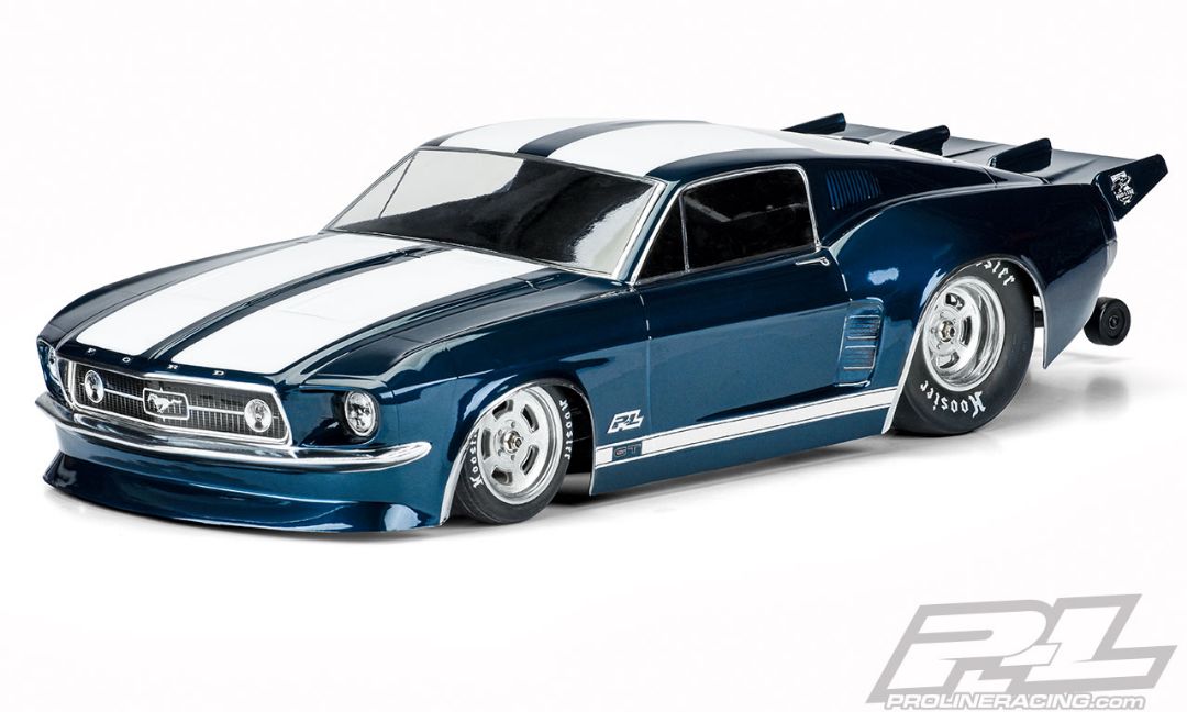 Pro-Line 1967 Ford Mustang Clear Body for Losi 22S No Prep Drag Car, S