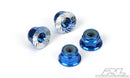 Pro-Line 4mm Serrated Wheel Lock Nuts for Slash 2wd, Slash 4x4, SC10 4x4, SCTE 4x4, 22SCT & Any Vehicle with 4mm Axle