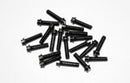 RC4WD Miniature Scale Hex Bolts (M2.5 x10mm) (Black)