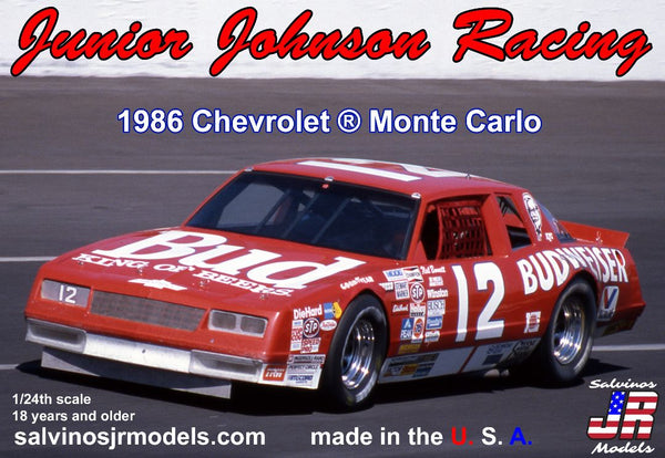 Salvinos JR Models 1/24 Junior Johnson 1986 Chevrolet Monte Carlo driven by Neil Bonnet Model Kit
