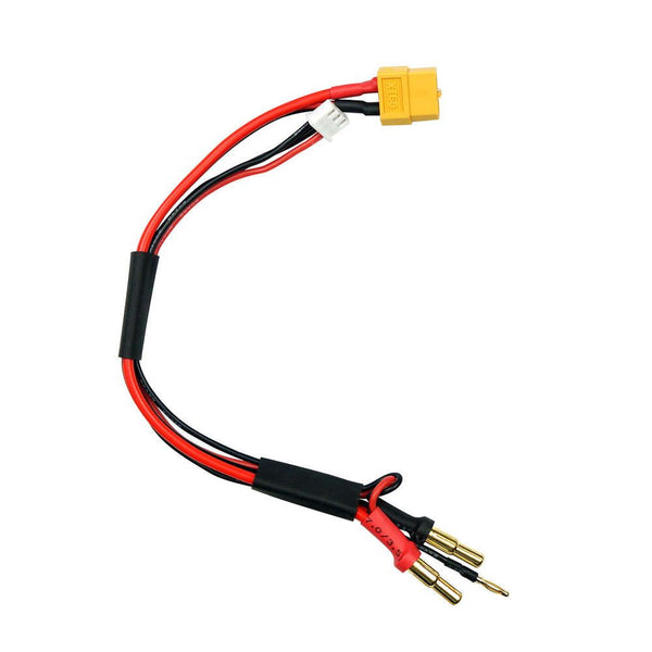 SkyRC XT60 (Female) to 4mm/5mm Bullet Charging Cable for 2S Battery