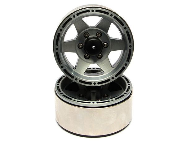 Team Raffee Co. EVO™ 1.9 High Mass Beadlock Aluminum Wheels Star-6 (2)