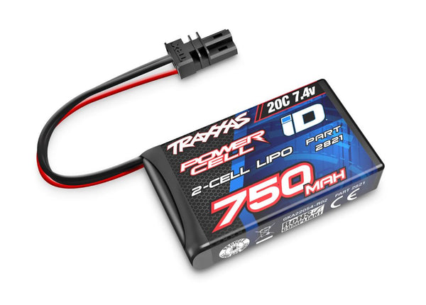 Traxxas 750mAh 2S 7.4V 20C LiPo ID Softcase Battery 2821