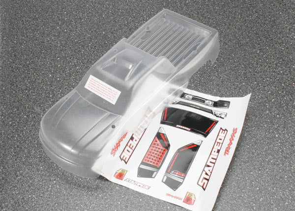 Traxxas Body, Stampede (clear, requires painting) (requires #3614 to mount)