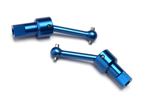 Traxxas LaTrax Aluminum Driveshaft Assembly (Blue) (2)
