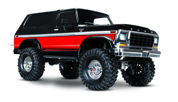 Traxxas TRX4 1979 Ford Bronco 1/10 Crawler, XL-5 HV, Titan 12T Red Model 82046-4 Free shipping across Canada! 🇨🇦