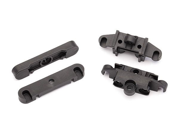 Traxxas Mount, tie bar, front (1)/ rear (1)/ suspension pin retainer, front or rear (2)