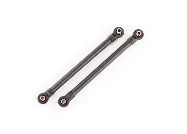 Traxxas Toe links, WideMAXX, 119.8mm (108.6mm center to center) (black) (2)