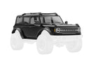 Traxxas Body, Ford Bronco (2021), Complete, Black (Includes Grille, Side Mirrors, Door Handles, Fender Flares, Windshield Wipers, Spare Tire Mount, & Clipless Mounting)