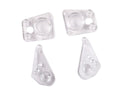 Traxxas Lenses, Headlight (2), Tail Light (2) (Fits TRA9710 Body)