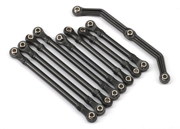 Traxxas Suspension Link Set, Complete (Front & Rear) (Includes Steering Link (1), Front Lower Links (2), Front Upper Links (2), Rear Lower Links (4)) (Assembled With Rod Ends And Hollow Balls)