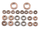 Traxxas Bushing Set, Complete (3X6X2.5mm (8), 5X8X2.5mm (4), 4X8X3mm (4), 8X12X3.5mm (2), 3.5X7X2.5mm (4))