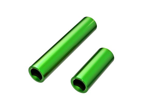 Traxxas Driveshafts, Center, Female, 6061-T6 Aluminum (Green-Anodized) (Front & Rear) (For Use With TRA9751A Or 9751X Metal Center Driveshafts)