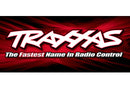 Traxxas racing banner, red & black (3x7 feet)